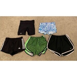 LOT of 5 - Women's Under Armour Nike Dakine Running Athletic Shorts Sz Small